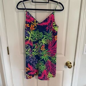 Lilly Pulitzer Tropical Print Slip Dress – XS